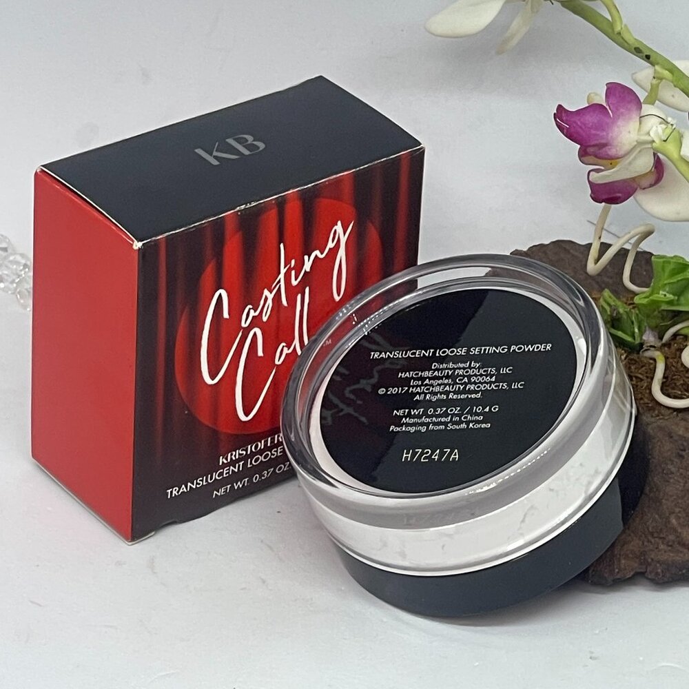 Kristofer Buckle Casting Call Translucent Loose Setting Powder - NIB + Bonus